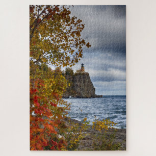 Faro de Split Rock Minnesota rompecabezas