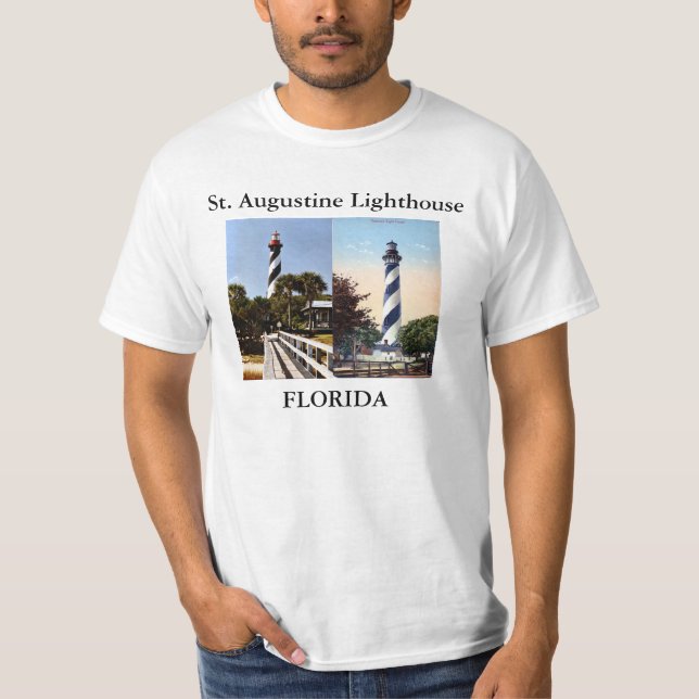 Faro de St Augustine, camiseta de la Florida (Anverso)
