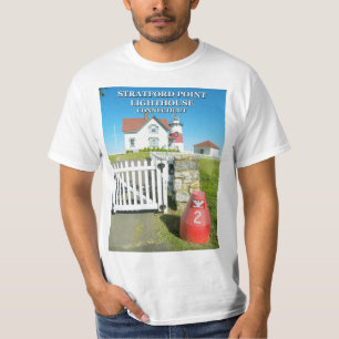 Faro de Stratford Point, camiseta de Connecticut