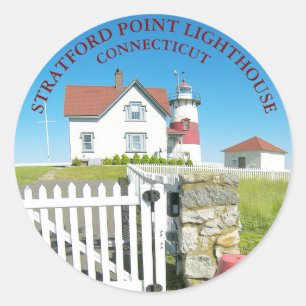 Faro de Stratford Point, Pegatinas redondos de CT