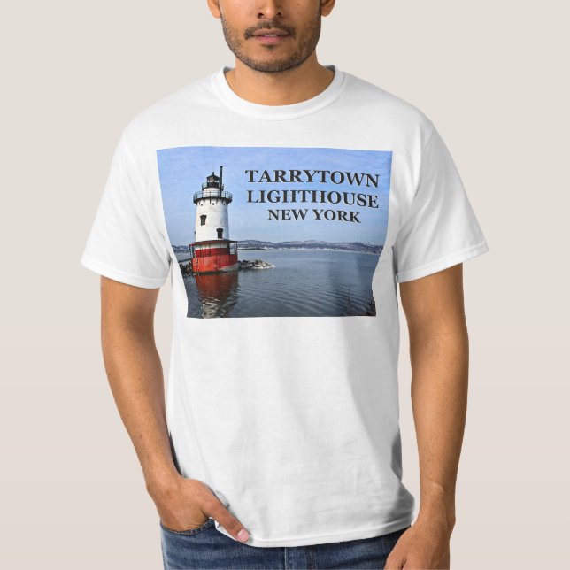 Faro de Tarrytown, camiseta de Nueva York (Anverso)