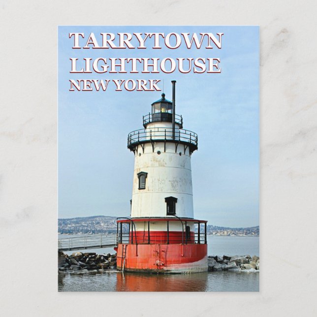 Faro de Tarrytown, postal de Nueva York (Anverso)