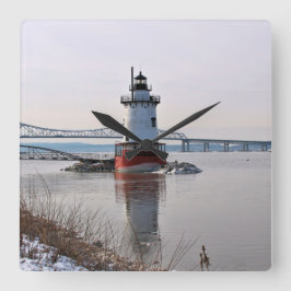 Faro de Tarrytown, reloj de pared de Nueva York