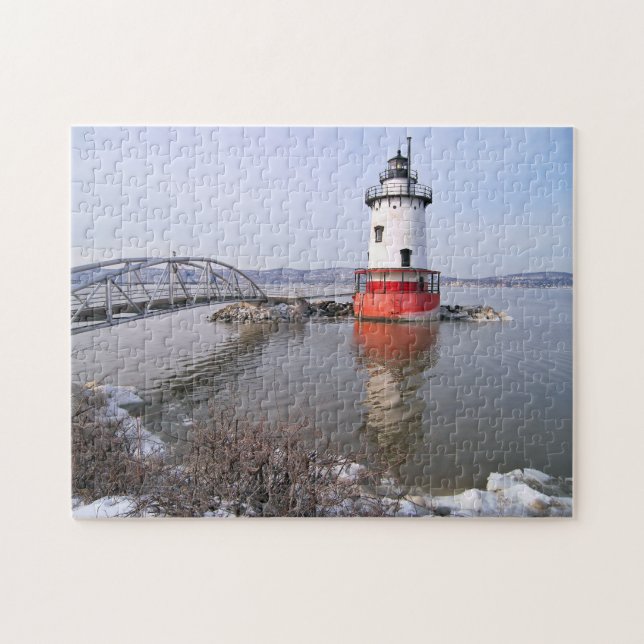 Faro de Tarrytown, rompecabezas de Nueva York (Horizontal)