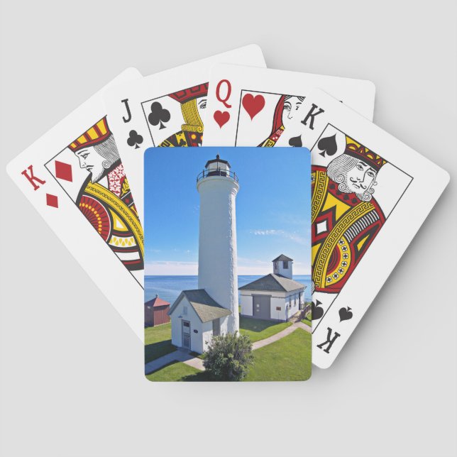 Faro de Tibbets Point, cartas de juego de Nueva Yo (Reverso)