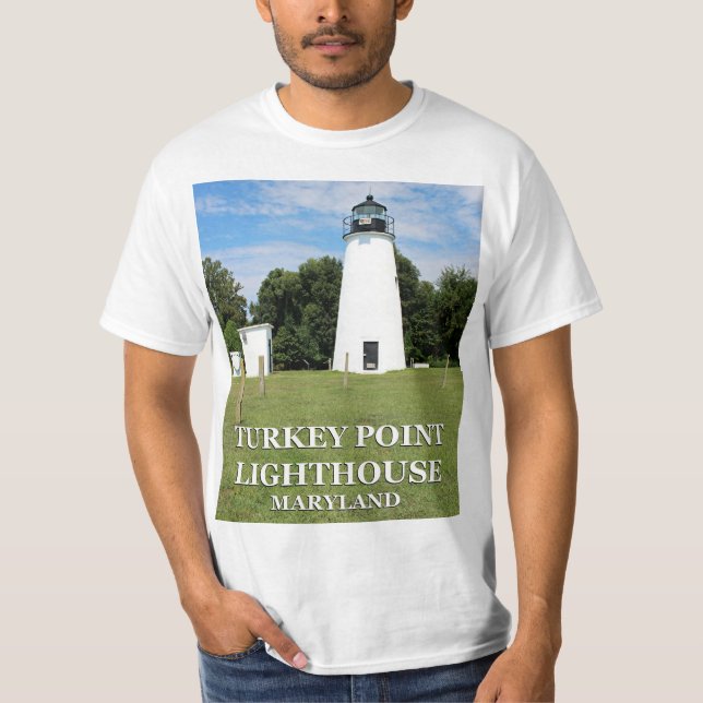 Faro de Turkey Point, camiseta de Maryland (Anverso)