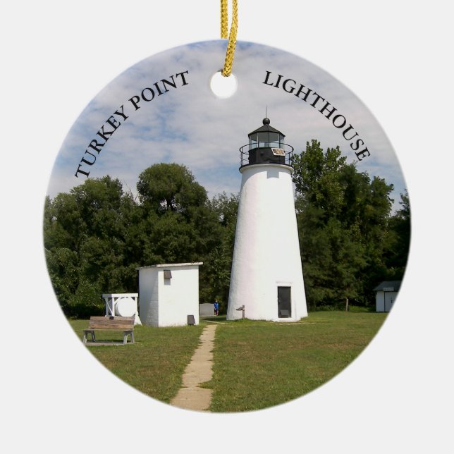 Faro de Turkey Point, ornamento de Maryland (Frente)