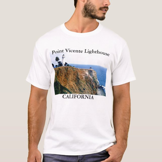 Faro de Vicente del punto, camiseta de California (Anverso)