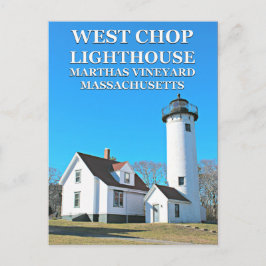 Faro de West Chop, postal de las MAMÁES del viñedo
