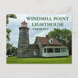 Faro de Windmill Point, postal de Vermont