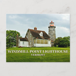 Faro de Windmill Point, postal de Vermont