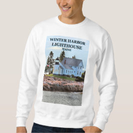 Faro de Winter Harbour, sudadera Maine