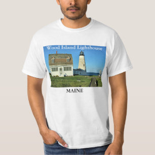 Faro de Wood Island, camiseta Maine