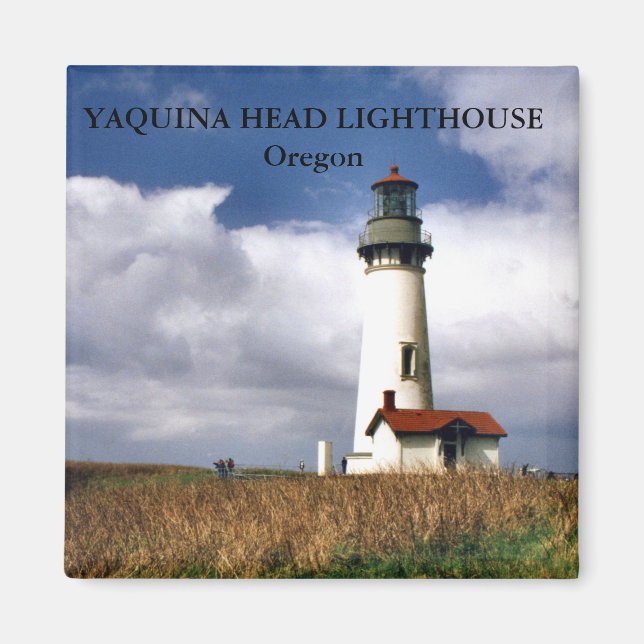 Faro de Yaquina Head, imán de Oregon (Frente)
