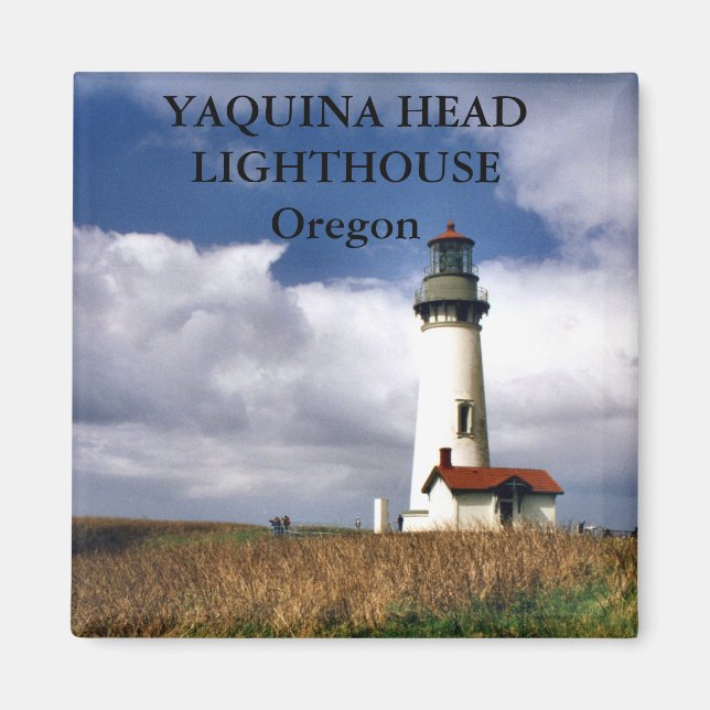 Faro de Yaquina Head, imán de Oregon (Frente)