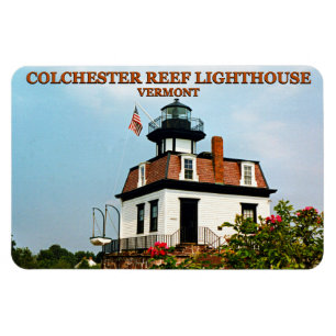 Faro del Arrecife de Colchester, imán Vermont Flex