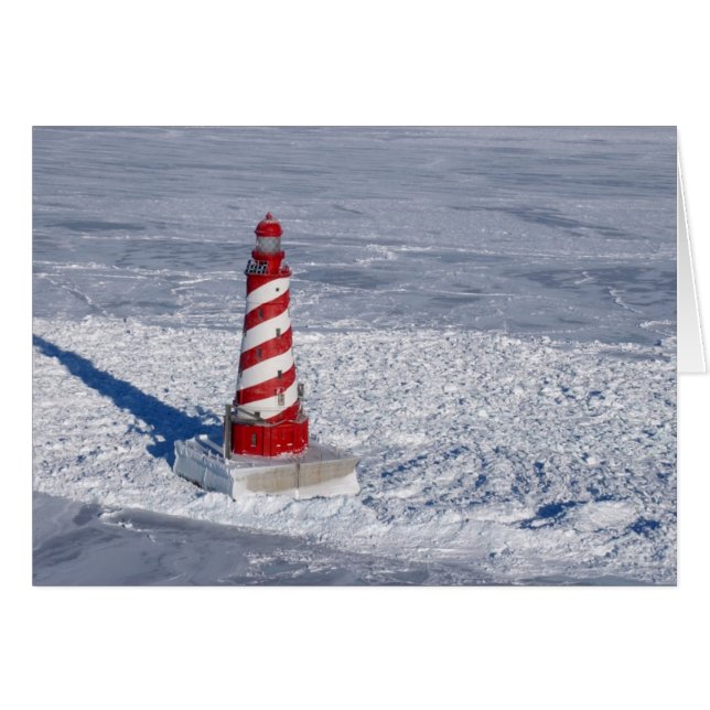 Faro del atardecer blanco (Anverso (Horizontal))
