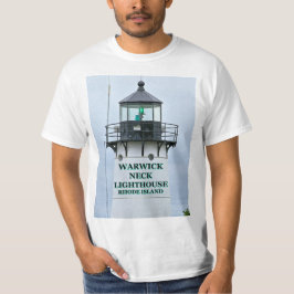 Faro del Cuello de Warwick, camiseta de Rhode Isla