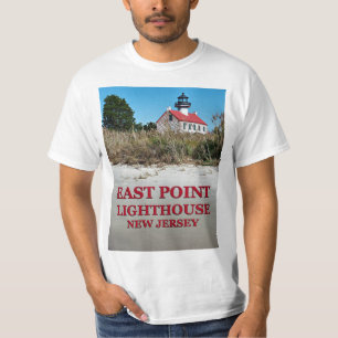Faro del este del punto, camiseta de New Jersey