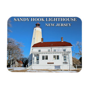 Faro del gancho de Sandy, imán de la foto de New