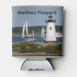 Faro del Martha's Vineyard en el neverita de