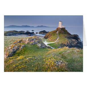 Faro del Mawr de Twr en la isla de Llanddwyn