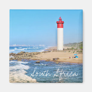 Faro del Océano Durban Sur África Imán