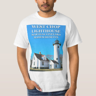 Faro del oeste de la tajada, camiseta del viñedo