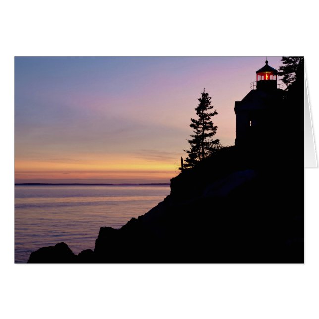 Faro del puerto de Bass en la isla del desierto de (Anverso (Horizontal))