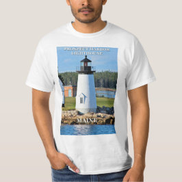 Faro del puerto de la perspectiva, camiseta de