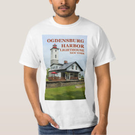 Faro del puerto de Ogdensburg, camiseta de Nueva Y