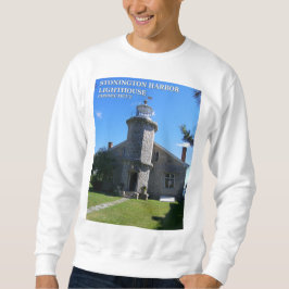 Faro del puerto de Stonington, camiseta sudadera