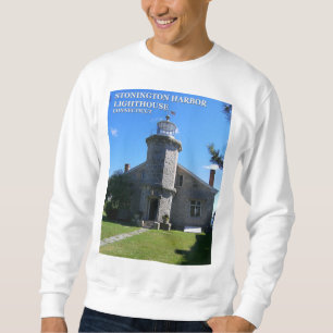 Faro del puerto de Stonington, camiseta sudadera