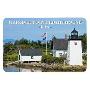 Faro del punto de Grindle, imán de Maine Flexi