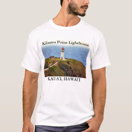 Faro del punto de Kilauea, Kaua'i, camiseta de