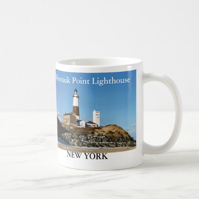 Faro del punto de Montauk, taza de Nueva York (Derecha)