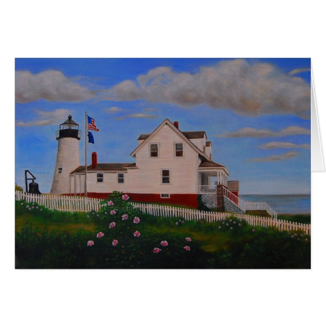 Faro del punto de Pemaquid, Maine (Anverso (Horizontal))