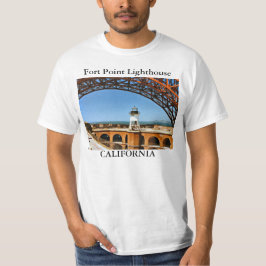 Faro del punto del fuerte, camiseta de California