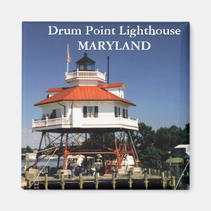 Faro del punto del tambor, imán de Maryland