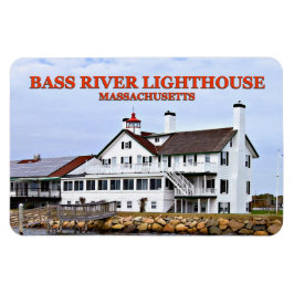 Faro del río Bass, imán Flexi de Massachusetts
