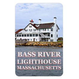 Faro del río Bass, imán Flexi de Massachusetts