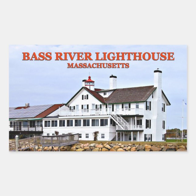 Faro del río Bass, Pegatinas de Massachusetts (Anverso)