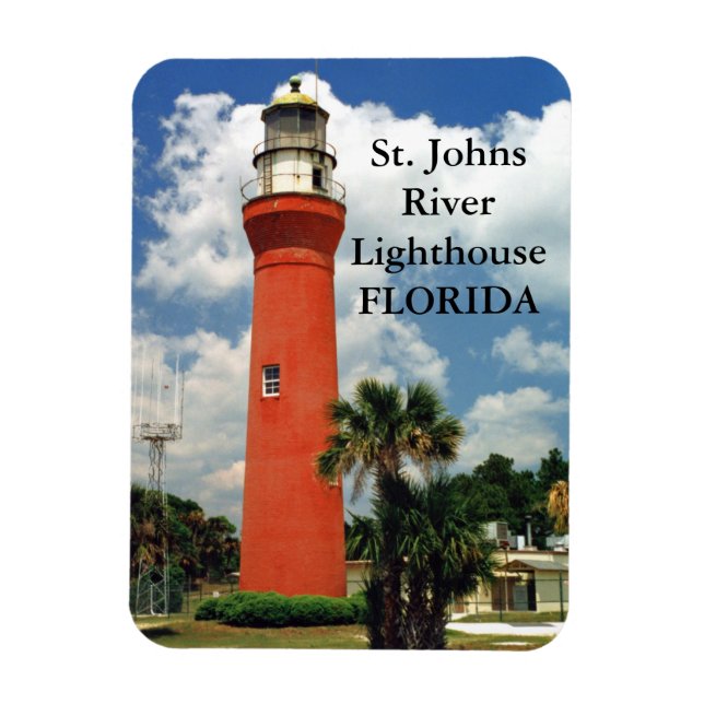 Faro del río St. Johns, imán de Florida (Vertical)