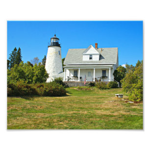 Faro Dyce Head, impresión fotográfica Castine Main