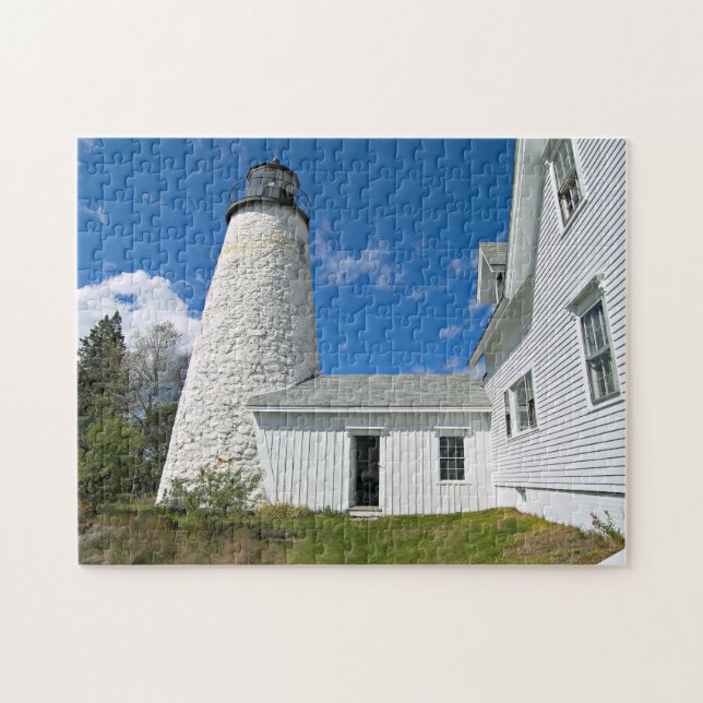 Faro Dyce Head, rompecabezas de Maine Jigsaw (Horizontal)