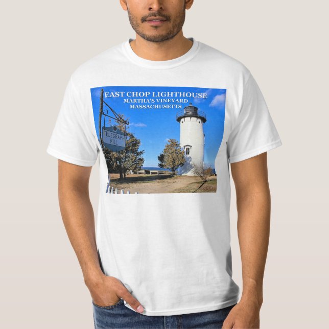 Faro East Chop, camiseta de Massachusetts (Anverso)