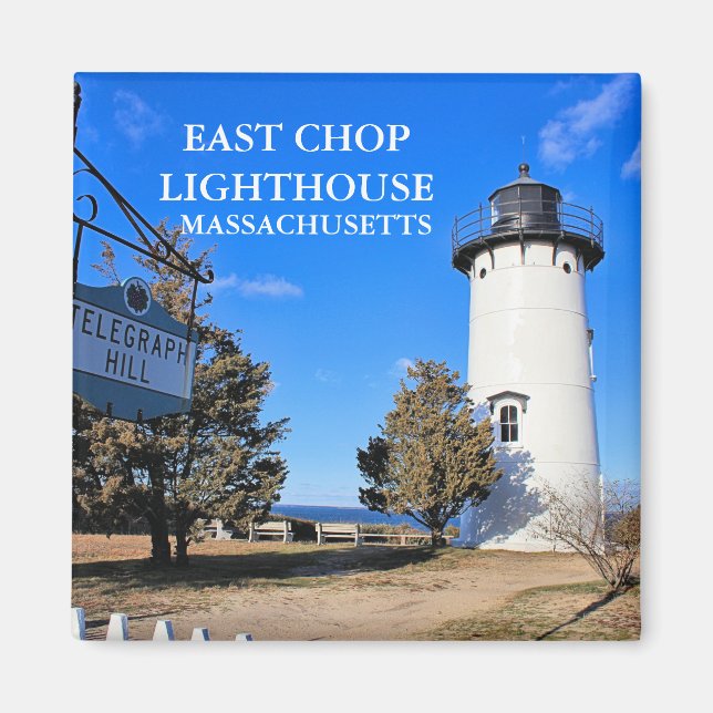 Faro East Chop, imán de Massachusetts (Frente)