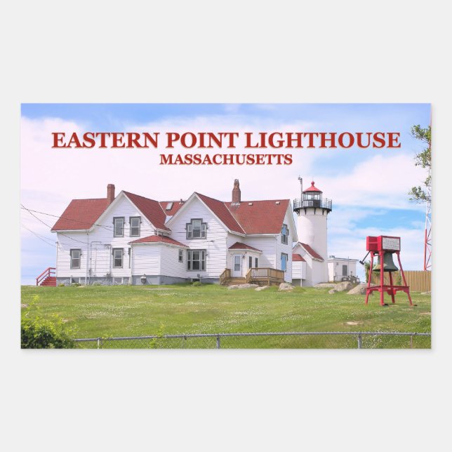 Faro East Point, Pegatina de Massachusetts (Anverso)