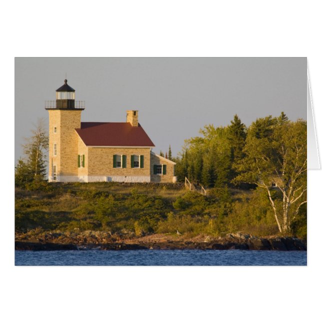 Faro en el lago Superior cerca de Copper Harbor (Anverso (Horizontal))