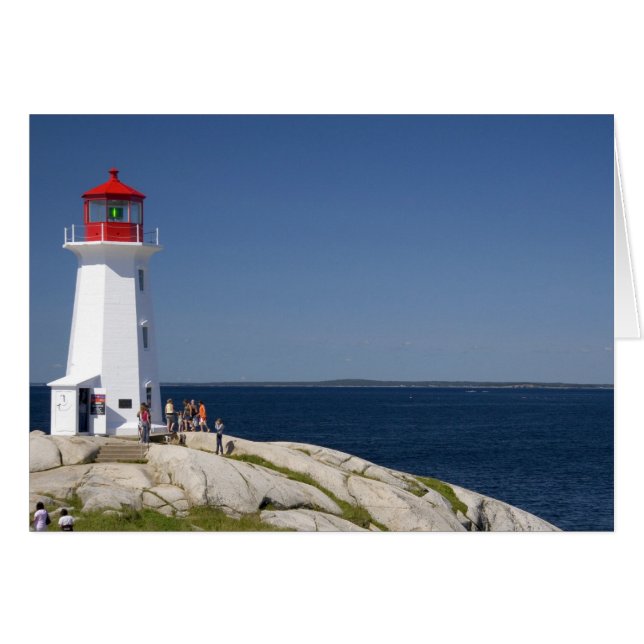Faro en Peggy's Cove, Nueva Escocia, Canadá. (Anverso (Horizontal))